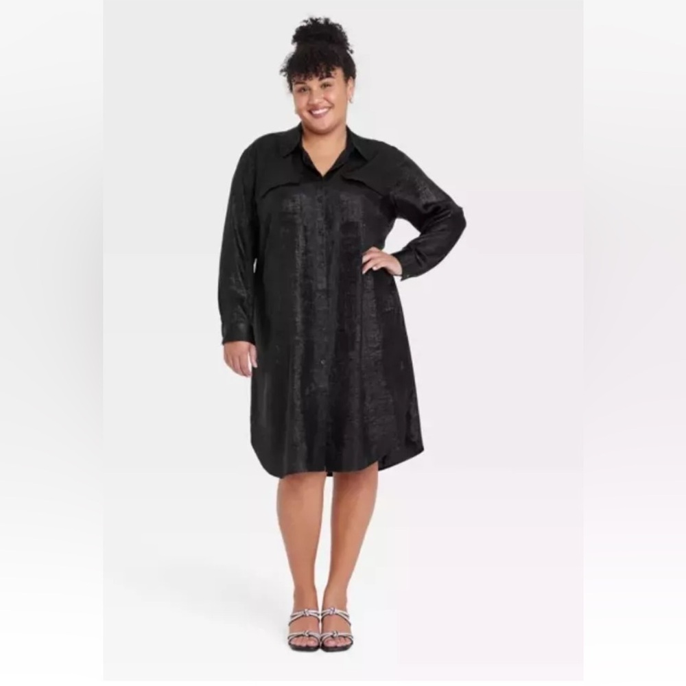 Ava & Viv Midi shirt dress. NWT.‎ Retail 35